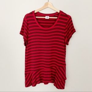 NWT CAbi striped top